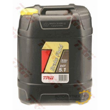 Жидкость тормозная TRW DOT 5.1 20 л / PFB720DR