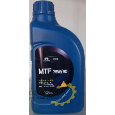 Hyundai-KIA Масло трансмиссионное синтетическое MTF 75W-90, МКПП, 75W-90 GL-3, GL-4, 1л