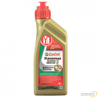 Трансмиссионное масло 156CAA CASTROL Transmax DEXRON-VI Mercon LV 1 л