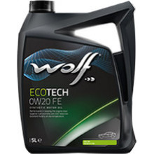 Моторное масло WOLF ECOTECH D1 FE 0W20 / 16104/5 (5л)