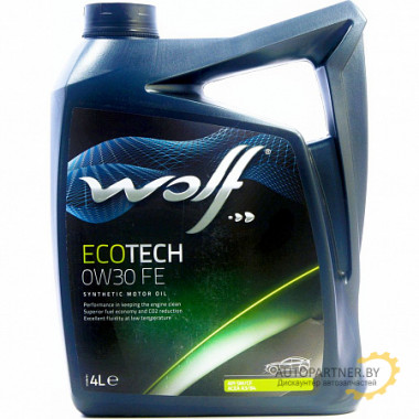 Моторное масло WOLF ECOTECH C3 FE 0W30 / 16105/5 (5л)