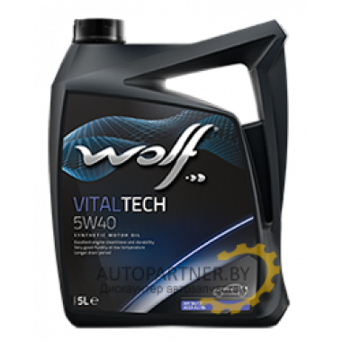 Моторное масло WOLF VITALTECH 5W40 / 16116/4 (4л)
