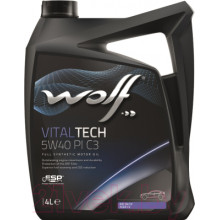 Моторное масло WOLF VITALTECH PI C3 5W40 / 21116/4 (4л)