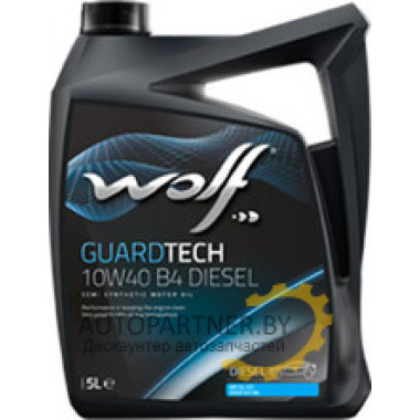 Моторное масло WOLF GUARDTECH B4 15W40 / 26136/4 (4л)