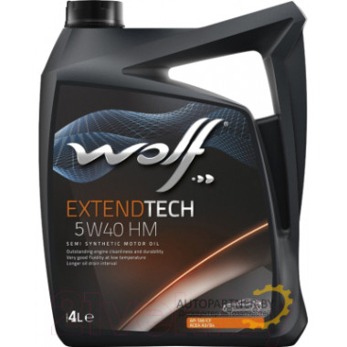 Моторное масло WOLF EXTENDTECH HM 5W40 / 28116/4 (4л)