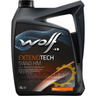 Моторное масло WOLF EXTENDTECH HM 5W40 / 28116/5 (5л)