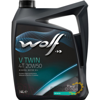 WOLF V Twin 4T 20W-50 4 л