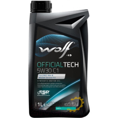 Моторное масло WOLF OFFICIALTECH C1 5W30 / 65605/1 (1л)