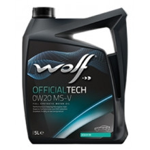Моторное масло WOLF OFFICIALTECH MS-V 0W20 / 65617/5 (5л)