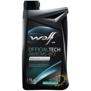 Моторное масло WOLF OFFICIALTECH MS-BFE 0W30 / 65619/1 (1л)