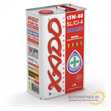 Масло моторное  XADO Atomic OIL 15W-40 CI-4 4L