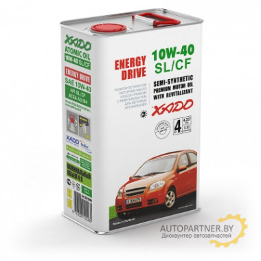 Масло моторное  XADO Atomic Oil 10W-40 SL/CF 4L