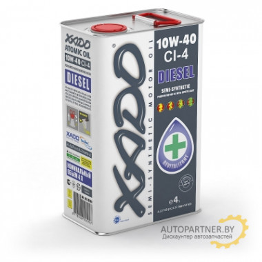 Масло моторное  XADO Atomic OIL 10W-40 CI-4 DIESEL 4L