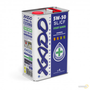 Масло моторное  XADO Atomic OIL 5W-50 SL/CF 4L