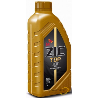 Моторное масло ZIC TOP 0W40 / 132611 (1л)