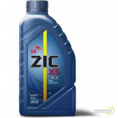 Моторное масло ZIC X5 5W30 / 132621 (1л)