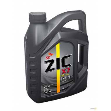 Моторное масло ZIC X7 FE 0W20 / 162617 (4л)