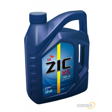 Моторное масло ZIC X5 10W40 / 162622 (4л)