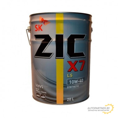 Моторное масло ZIC X7 LS 10W40 / 192620 (20л)