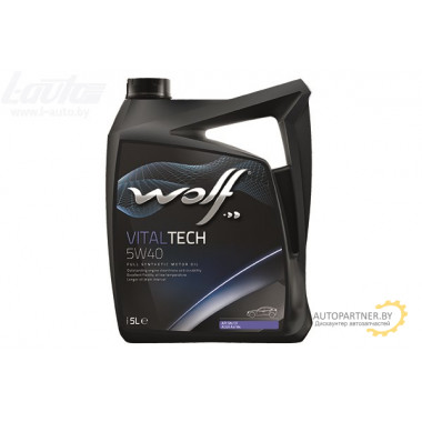 Моторное масло WOLF VITALTECH 5W40 / 16116/5 (5л)