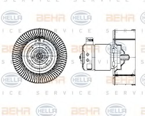 BEHR HELLA SERVICE 8EW 009 158-041