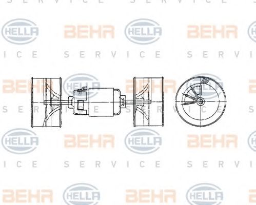 BEHR HELLA SERVICE 8EW 009 160-531 BEHR HELLA SERVICE 8EW 009 160-531