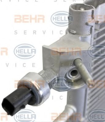 Конденсатор, кондиционер BEHR HELLA SERVICE 8FC 351 000-401 Конденсатор, кондиционер BEHR HELLA SERVICE 8FC 351 000-401