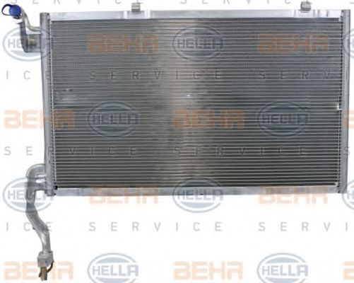 Конденсатор, кондиционер BEHR HELLA SERVICE 8FC 351 000-441 Конденсатор, кондиционер BEHR HELLA SERVICE 8FC 351 000-441