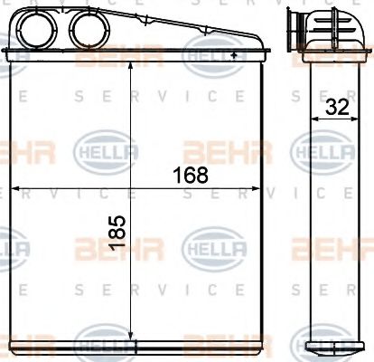 BEHR HELLA SERVICE 8FH 351 000-551