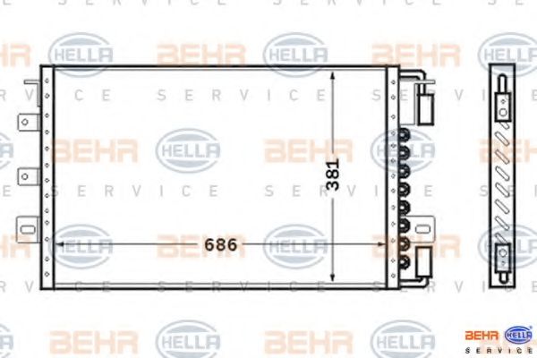 BEHR HELLA SERVICE 8FC 351 024-131