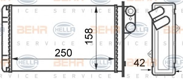 BEHR HELLA SERVICE 8FH 351 024-331