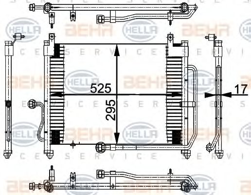 BEHR HELLA SERVICE 8FC 351 037-121