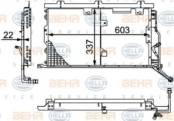 BEHR HELLA SERVICE 8FC 351 037-311