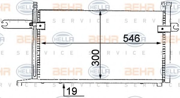 BEHR HELLA SERVICE 8FC 351 038-411