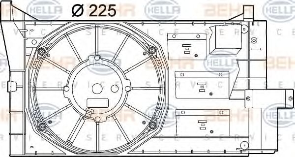 BEHR HELLA SERVICE 8EW 351 039-631
