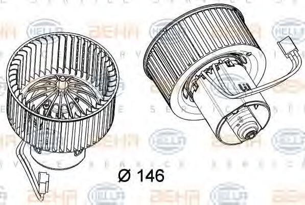 BEHR HELLA SERVICE 8EW 351 040-231