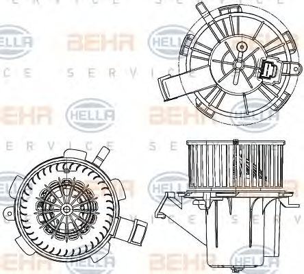 BEHR HELLA SERVICE 8EW 351 040-641