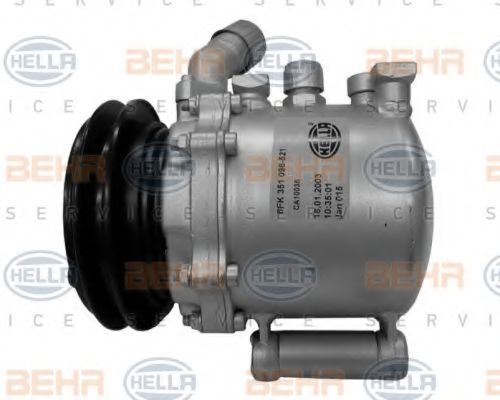Компрессор, кондиционер BEHR HELLA SERVICE 8FK 351 098-521 Компрессор, кондиционер BEHR HELLA SERVICE 8FK 351 098-521