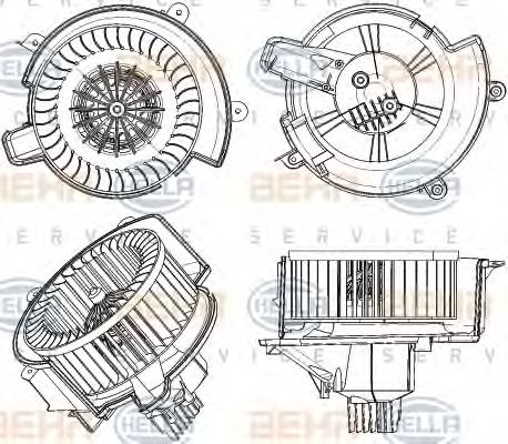 BEHR HELLA SERVICE 8EW 351 104-421