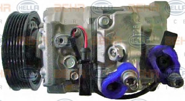 Компрессор, кондиционер BEHR HELLA SERVICE 8FK 351 105-111 Компрессор, кондиционер BEHR HELLA SERVICE 8FK 351 105-111