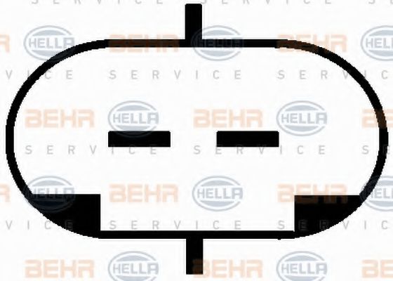 BEHR HELLA SERVICE 8FK 351 134-591