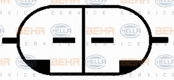 BEHR HELLA SERVICE 8FK 351 134-931