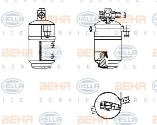 BEHR HELLA SERVICE 8FT 351 195-181