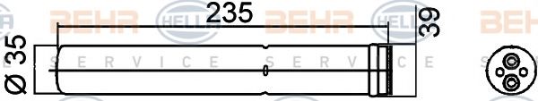 BEHR HELLA SERVICE 8FT 351 200-391