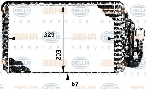 BEHR HELLA SERVICE 8FV 351 210-011