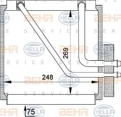 BEHR HELLA SERVICE 8FV 351 210-141