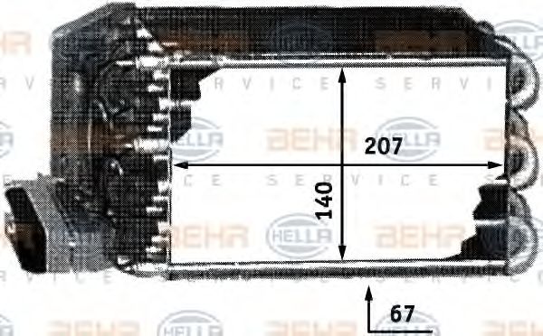 BEHR HELLA SERVICE 8FV 351 210-691 BEHR HELLA SERVICE 8FV 351 210-691