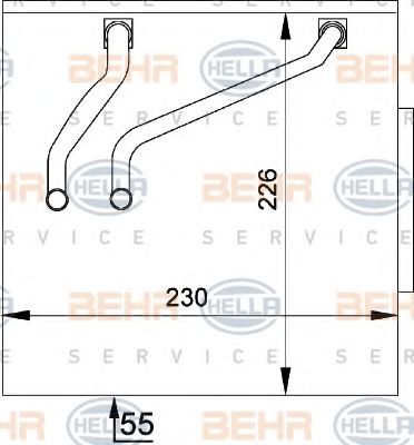 BEHR HELLA SERVICE 8FV 351 211-141