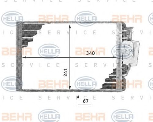 BEHR HELLA SERVICE 8FV 351 211-181