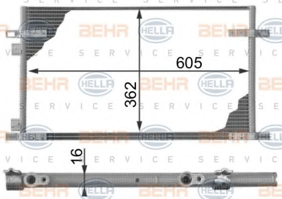 BEHR HELLA SERVICE 8FC 351 300-011